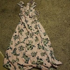 Kimono style floral dress